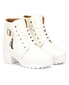 Perfect White long and Classy Women and Girls Boot